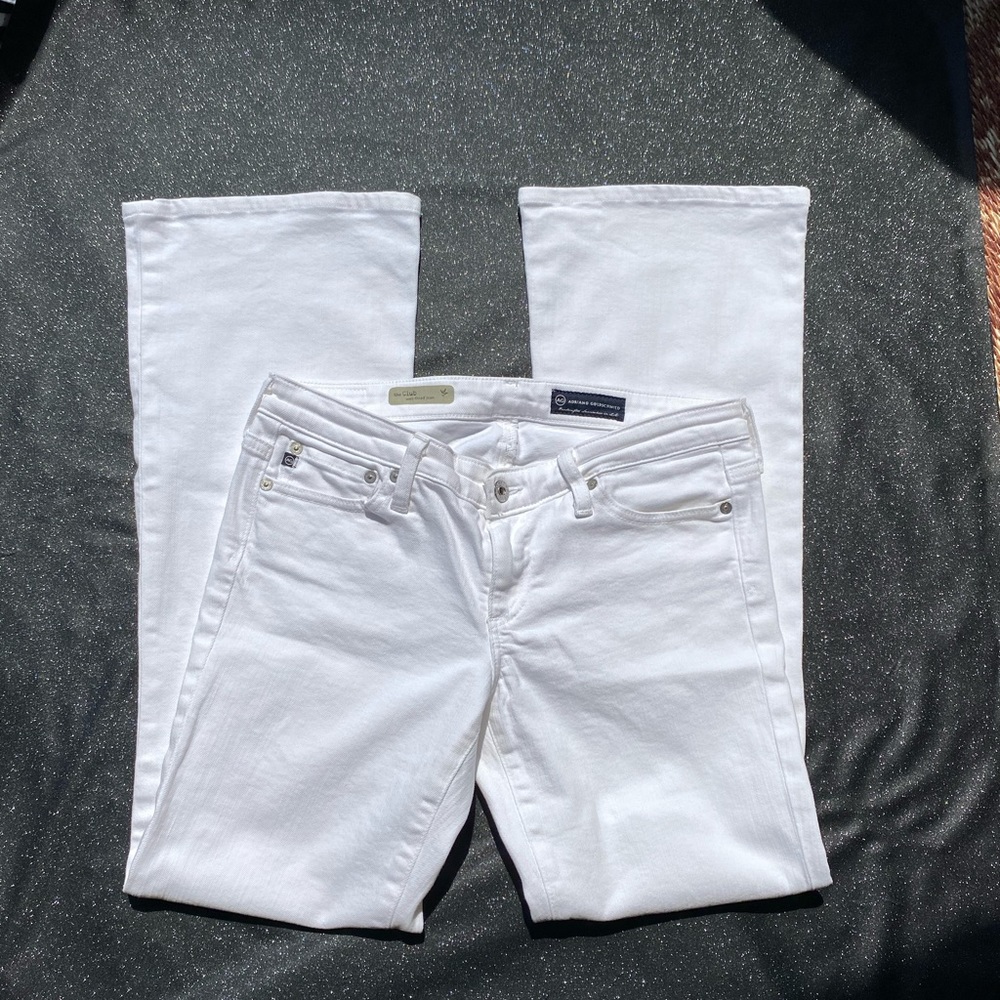 AG white denim pants
